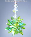 m/w Swarovski Crystal Limited Ed AB Peridot Sun Ca