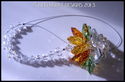 m/w Swarovski Crystal Autumn Leaves Colors Lotus B