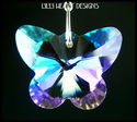  m/w Swarovski Crystal Beaded Strand AB Butterfly 