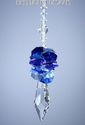 m/w Swarovski Crystal 50mm ICICLE BLUES AND VIOLET