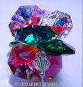 m/w Swarovski Crystal Christmas Colors AB Cluster 