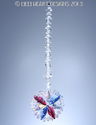 m/w Swarovski Crystal Made in America Flag Star Su