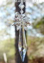 m/w Swarovski Crystal 63mm Icicle + Lily Octagons 