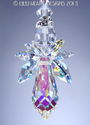  m/w Swarovski Crystal Big AB Quad Winged Angel Su