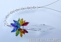 m/w Swarovski Big Icicle Chakra Sunburst Suncatche