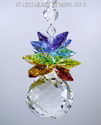 m/w Swarovski Mozart 7 Chakra Colors Pineapple Sun