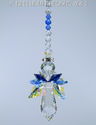  m/w Swarovski Rare Large Quad Winged Blue Angel S
