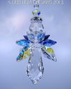  m/w Swarovski Rare Large Quad Winged Blue Angel S