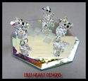  BEARS PLAYING HOPSCOTCH MADE WITH SWAROVSKI CRYST
