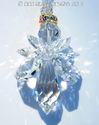  m/w Swarovski Rare Large Quad Winged CLEAR Angel 