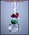 Swarovski 20mm Mozart Ball with Christmas HOLIDAY 