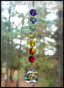 m/w Swarovski Crystal 30mm Ball Sun Catcher Chakra