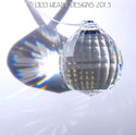 *SALE  30mm Fine Crystal Faceted Clear Disco Ball 