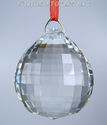 *SALE  30mm Fine Crystal Faceted Clear Disco Ball 