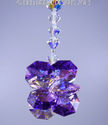 m/w Swarovski Crystal Purple and AB Pink Star Sun 