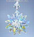 m/w Swarovski Crystal AB Star Double Chakra Stack 