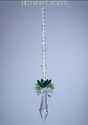 m/w Swarovski Crystal Icicle Pendulum Two Greens S