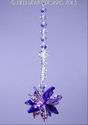 m/w Swarovski Crystal Purple and AB Pink Star Sun 