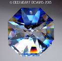 Swarovski Crystal Brilliant 40mm Clear Lily Octago
