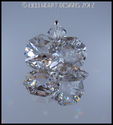 m/w Swarovski Crystal Clear Lily Octagons Twinkle 