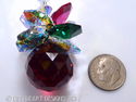 m/w Swarovski 20mm Christmas RED BALL ORNAMENT Sun