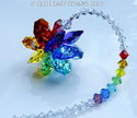m/w Swarovski Crystal Double Chakra Star + Strand 