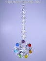 m/w Swarovski Crystal Mini Chakra Clear Mandala St