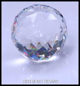 SWAROVSKI CRYSTAL'S FINEST CRYSTAL BALL 50MM LOGO 