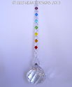 m/w Swarovski 30mm Mozart Ball with Chakra Colors 