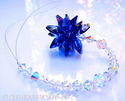 m/w Swarovski Crystal Dk Sapphire COBALT Blue Sun 