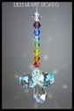 m/w Swarovski Crystal AB Angel Chakra Colors Sun C