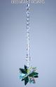 m/w Swarovski Crystal Emerald Green + Aurora Star 