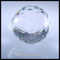 SWAROVSKI CRYSTAL'S FINEST CRYSTAL BALL 50MM LOGO 
