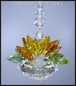 m/w Swarovski Crystal Autumn Leaves Colors Lotus B