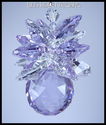 m/w All Swarovski Crystal Violet Ball Pineapple Su