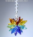 m/w Swarovski Crystal SunCatcher Chakra Rainbow Cl
