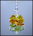 m/w Swarovski Crystal Autumn Leaves Colors Lotus B