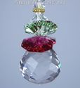 m/w Swarovski Crystal Christmas Angel and Gold Hal