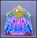 Spectacular Peacock Colors Austrian Fine Crystal F