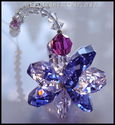 m/w Swarovski Crystal Pink, Purple, Fuchsia Burst 
