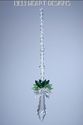 m/w Swarovski Crystal Icicle Pendulum Two Greens S