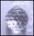 SWAROVSKI CRYSTAL'S FINEST CRYSTAL BALL 50MM LOGO 