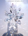 m/w Swarovski Crystal CLEAR Tiny Car Charm Star Su