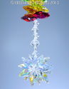 m/w Swarovski Crystal AB Star Double Chakra Stack 