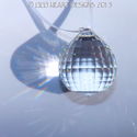 *SALE  30mm Fine Crystal Faceted Clear Disco Ball 