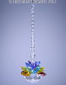 m/w Swarovski Crystal CHAKRA COLORS LOTUS BLOSSOM 