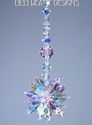 m/w Swarovski Crystal Aurora Borealis and Roseline