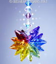 m/w Swarovski Crystal Rainbow Star Beaded Strand S