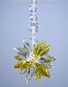 m/w Swarovski Crystal Lt Topaz And Clear Sunburst 