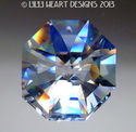 Swarovski Crystal Brilliant 40mm Clear Lily Octago